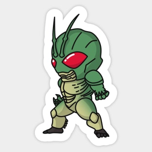 Kamen Rider Shin Chibi Style Kawaii Sticker